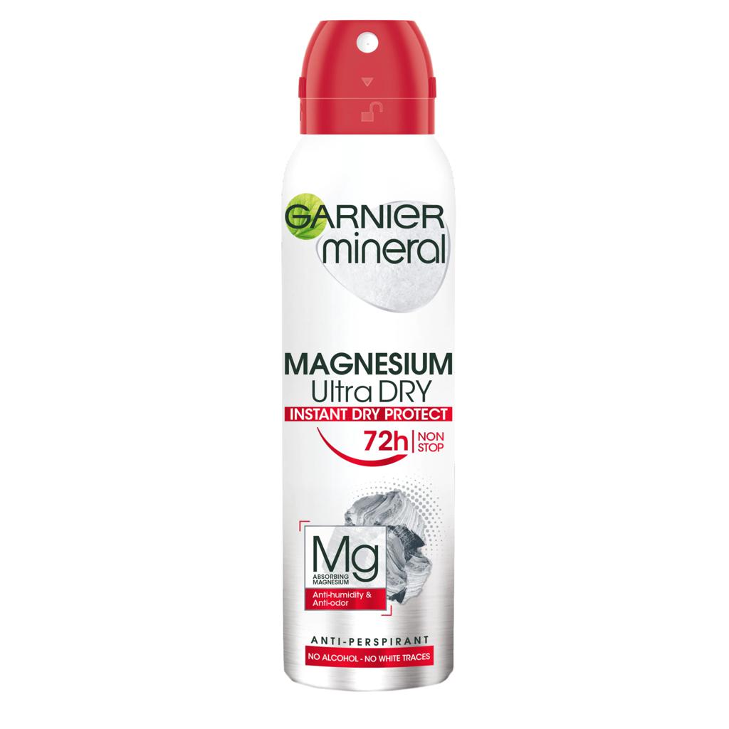 GARNIeR Mineral Magnesium Ultra Dry Deodorant Spray (150 ml)