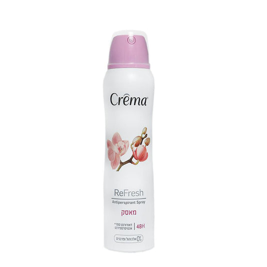 Crema refresh antiperspirant spray (150 ml) with musk scent