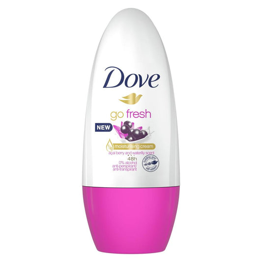 Dove Go Fresh Roll-on Deodorant with Acai & Water Lily (50 ML)