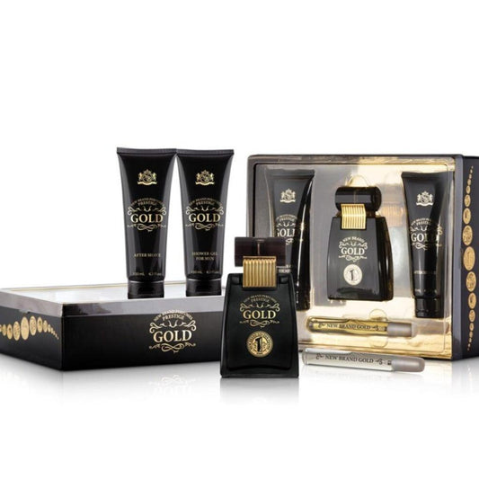 New Brand Gold Set (EDT 100ml +After Shave 130ml +Shower Gel 130 ml)