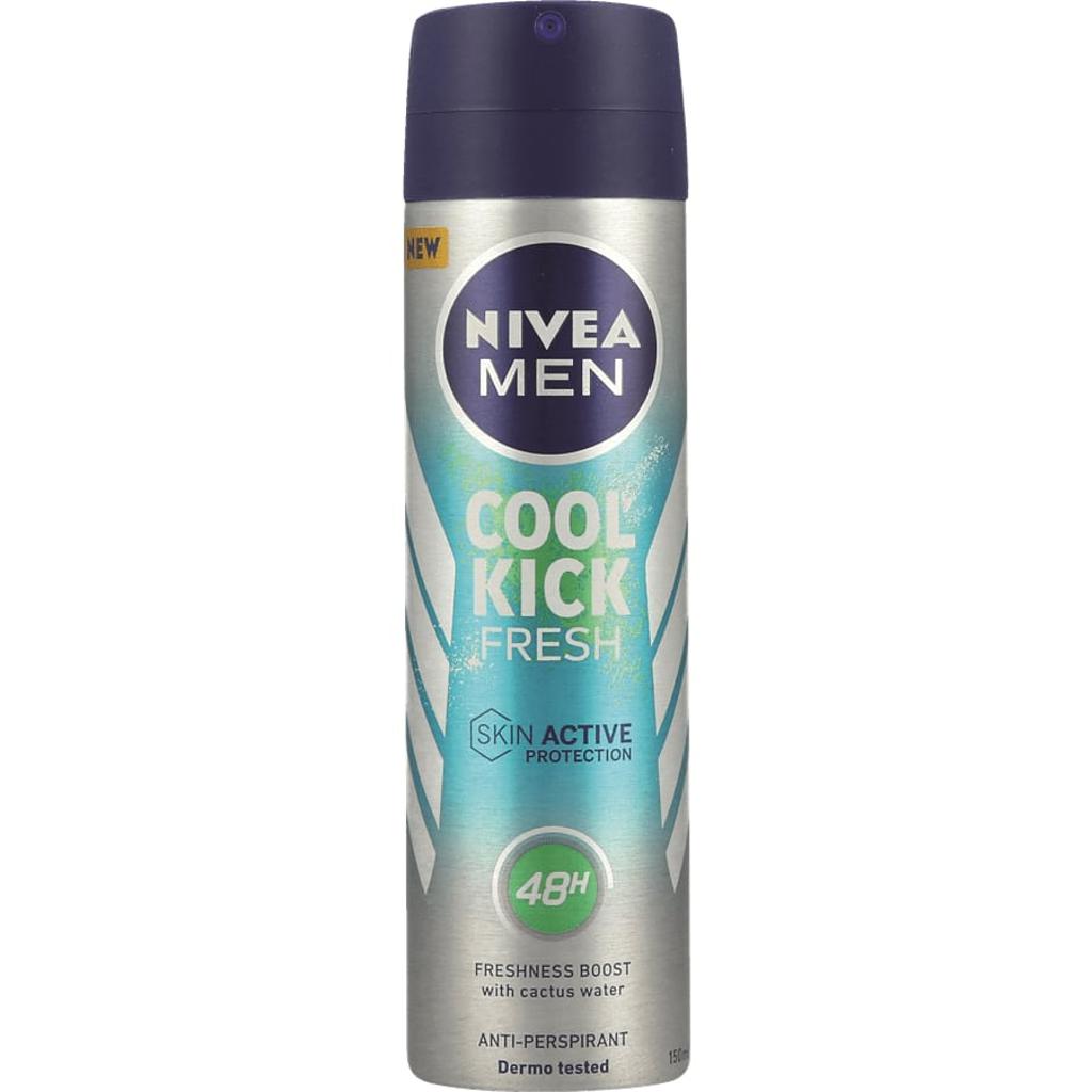 NIVEA cool kick deodorant spray for men (150 ml)