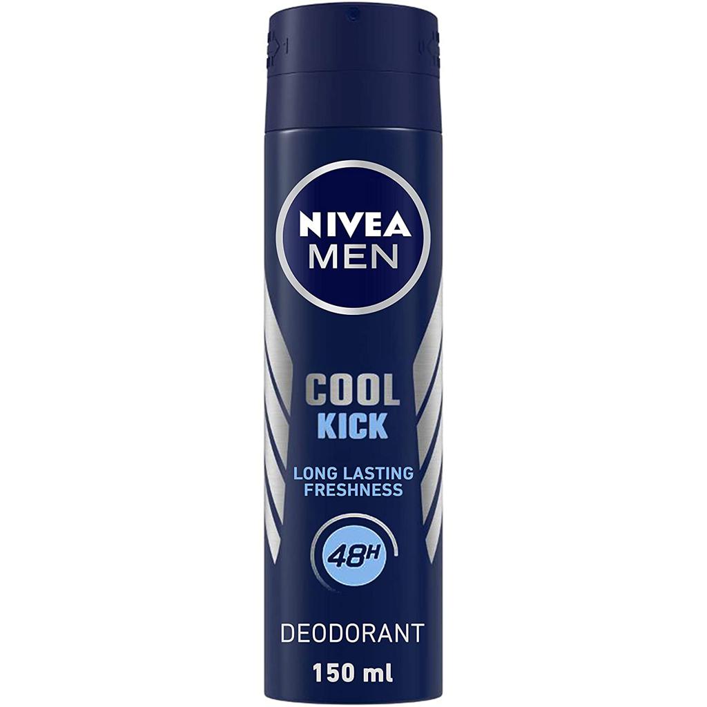 NIVEA Cool Kick Men Deodorant Spray (150 ml)
